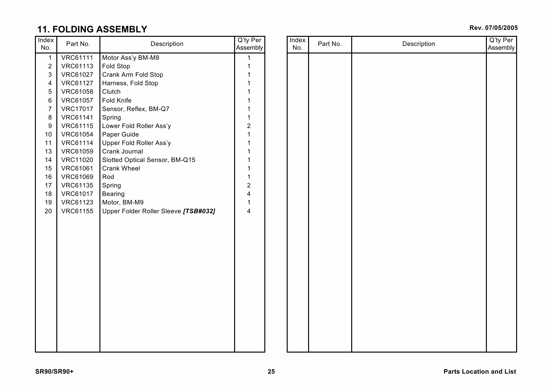 RICOH Options SR90 TR90 CF90 BF90 BOOKLET-MAKER TRIMMER COVER-FEEDER Parts Catalog PDF download-6 RICOH Options SR90 TR90 CF90 BF90 BOOKLET-MAKER TRIMMER COVER-FEEDER Parts Catalog PDF download-6